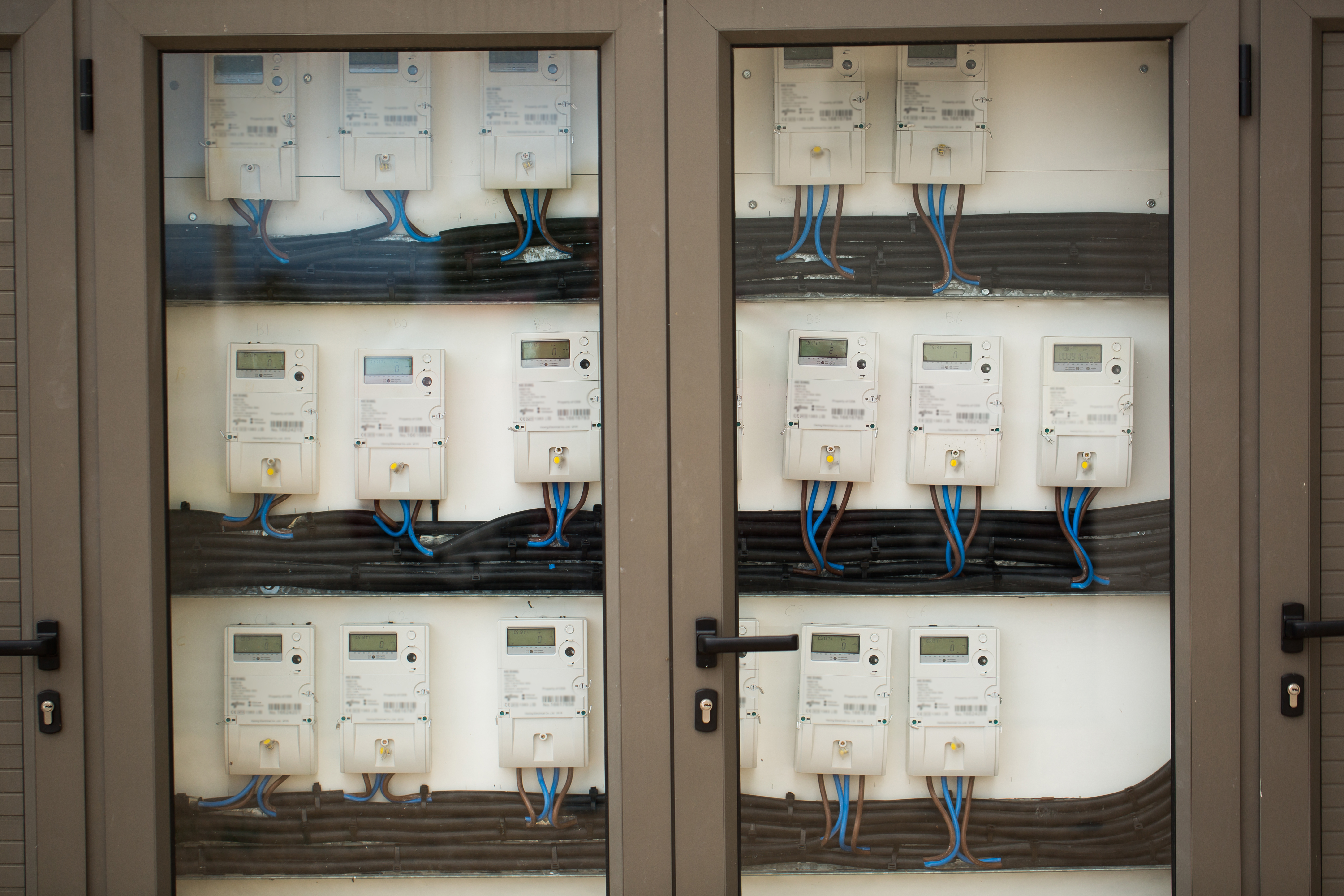 Gedeelde meterkast met submeters per bewoner