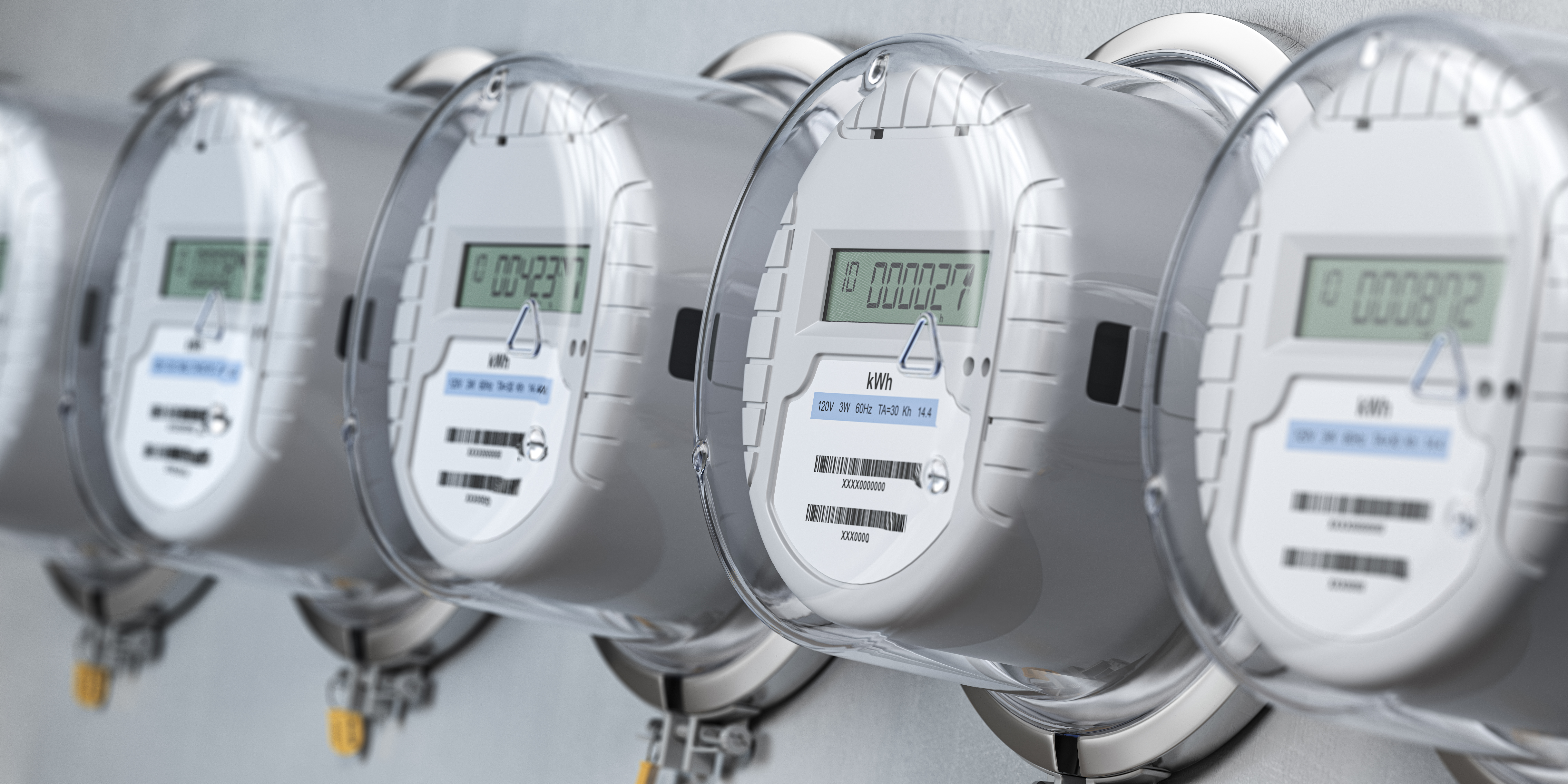 Meterkast met submeters per huurder